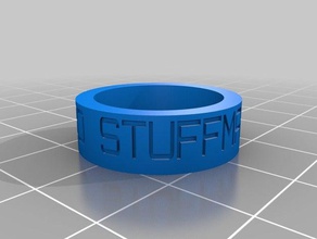 3d stuffmaker usa ring rings customized 3d print model - Mito3D