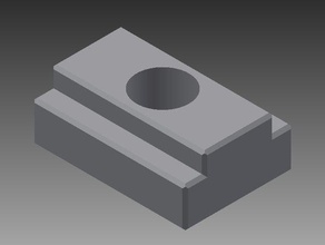 porca de ajuste kreg gabarito fenda partes t-slot 3d print model - Mito3D
