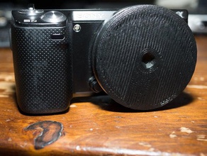 sony nex obiettivo pinhole 24mm 50mm la fotocamera fotografia foro stenopeico 3d print model - Mito3D