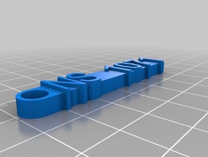 ns 1071 revised keychain organization customized 3d print model - Mito3D