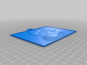 tu kızı 2d sanat özelleştirilmiş 3d print model - Mito3D