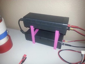 xbox dual power supply rack diy mount 3d print model - Mito3D