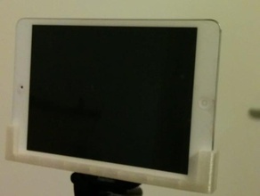 ipod mini tripd stand video recording tablet tripod mount 3d print model - Mito3D