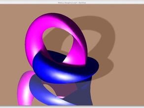ciambella di rilavorazione matematica arte 3d print model - Mito3D