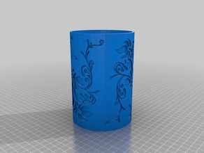 candle holder decor candleholder household light model 3d print model - Mito3D