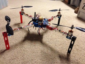quad carrello di atterraggio rc i veicoli hexacopter octocopter quadcopter 3d print model - Mito3D