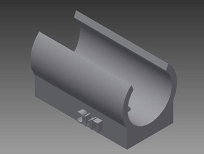 flashlight holder hand tools 3d print model - Mito3D