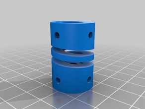 5mm-10mm flexible helical Kupplung diy kundengebundene 3d print model - Mito3D