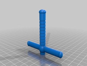 my customized sword handle straw fights guard toys games 3d print model - Mito3D