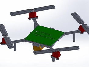 micro-quadricoptère rc des véhicules ap-03 kk20 quadrocopter 3d print model - Mito3D