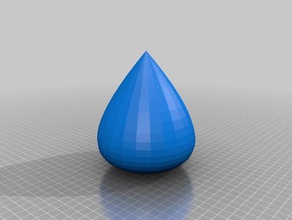 teardrop heykeller 3d organik şekli 3d print model - Mito3D