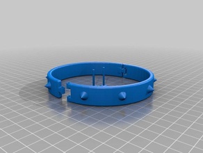 furry fandom pet collar bracelets customized 3d print model - Mito3D