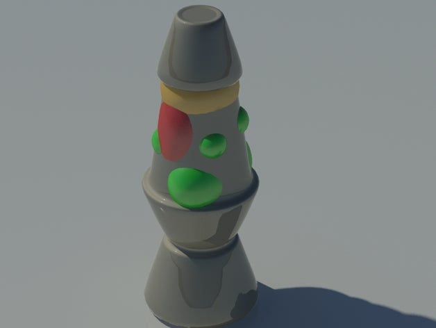 lâmpada de lava decoração 3D print model - Mito3D