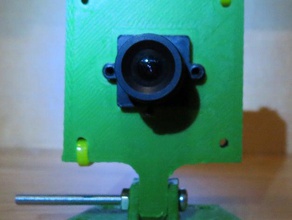 cctv-Kamera-Haus r c Fahrzeuge 38mm 38x38 Kamera Haus cctv fpv tilt 3d print model - Mito3D