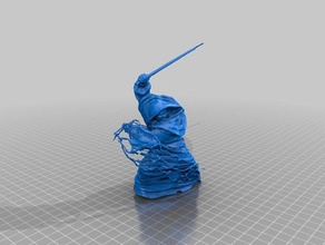 emperor sith lord sculptures 3d art model sci-fi star wars 3d print model - Mito3D