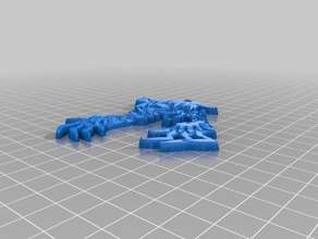 2d yveltal sanat canavarımsı efsanevi canavar ejderha pokemon figürleri y 3d print model - Mito3D