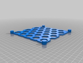 itx plateau de la carte mère modèle hexagonal ordinateur atx mont hex microatx bac 3d print model - Mito3D