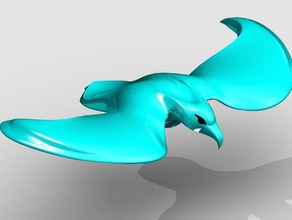 eagle animals art model solidworks 3d print model - Mito3D