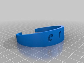 ctr bracelet bracelets customized 3d print model - Mito3D