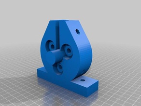 my customized threadless ballscrew no backlash25mm rod machine tools 3d print model - Mito3D