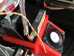 clip-on 40mm fan duct xyzprinting davinci 10 3d printer accessories da vinci xyz 3d print model - Mito3D