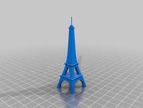 eiffel tower models 3d print model - Mito3D