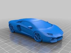 lamborghini aventador i veicoli 3d print model - Mito3D