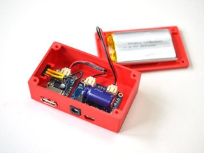 solar boost-box - Elektronik Batterie Ladegerät tragbar 3d print model - Mito3D