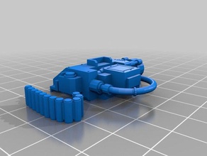 dreadnought frag canon jeux 40k le furioso wargaming warhammer 3d print model - Mito3D