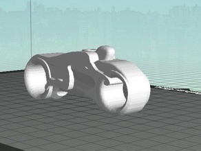tron bicicleta vehículos 3d print model - Mito3D