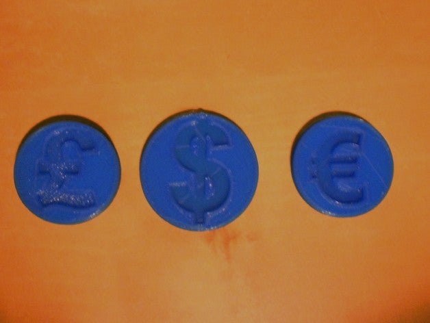 carrinho de compras tokens 1 do agregado familiar token troley 3D print model - Mito3D
