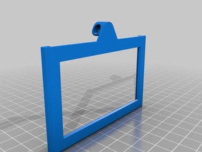 id badge holder office lanyard useful 3d print model - Mito3D