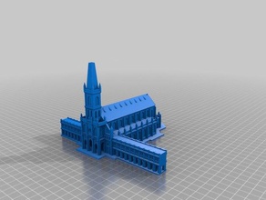 chijmes las estructuras de edificios builtinsg sg50 sgmemory singapur 3d print model - Mito3D