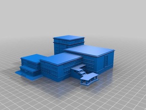 former national library building stamford road buildings & structures builtinsg sg50 singapore 3d print model - Mito3D
