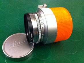 leica m lens arka kapağı kamera 3d print model - Mito3D