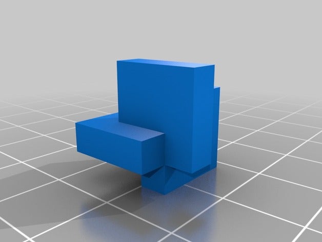 asymm squares rough 3D print model - Mito3D