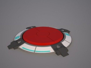 portal süper düğme coaster yiyecek ve içecek 3d print model - Mito3D