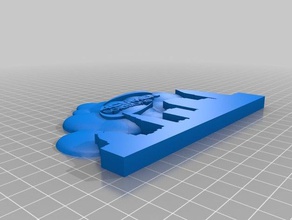 acumen solutions cleveland skyline cloud logo signs & logos 3d print model - Mito3D