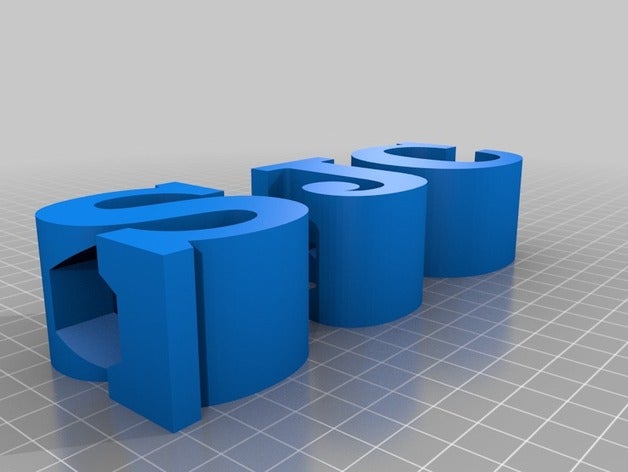 meine angepassten text Bleistift-Halter Schilder & logos kundengebundene 3D print model - Mito3D