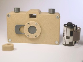Imprimée en 3d de trou d'épingle 35 mm la caméra 35mm 3dprintedpinhole35mm l'analogique analogique appareil photo compact photographie le sténopé à 3d print model - Mito3D
