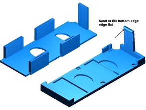 carbon z cub de changement rapide du porte-pile passe-temps 3d print model - Mito3D