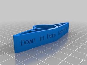 d bookring customized 3d print model - Mito3D