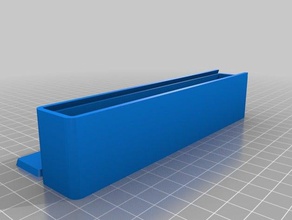 mon paramétrique personnalisé boîte à couvercle coulissant en vaporisateur porte-outils & boîtes 3d print model - Mito3D
