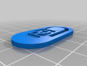 clip rui de l'organisation personnalisé 3d print model - Mito3D