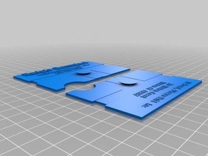 my customized band wallet accessories 3d print model - Mito3D