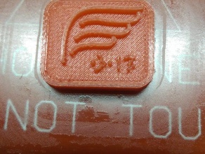 fabriqué à la main de timbre les signes et logos faits stamper 3d print model - Mito3D