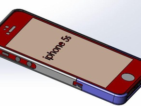 iphone 5s durumda araçlar 5 kılıfı 3d print model - Mito3D