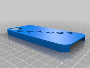 baylor iphone 5 Fall Handy 3d print model - Mito3D
