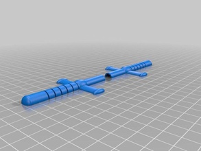 my customized sword handle straw fights guard toys games 3d print model - Mito3D