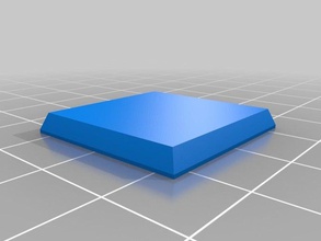 wh style 25mm square wargames figure base toy accessories 3d print model - Mito3D